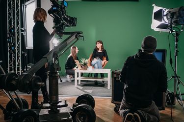 Unsere Greenbox lässt die Herzen unserer Film- und Cross-Media-Studenten höher schlagen.